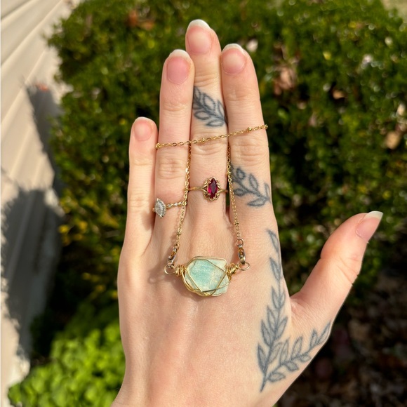 Amazonite interchangeable necklace - Picture 2 of 4